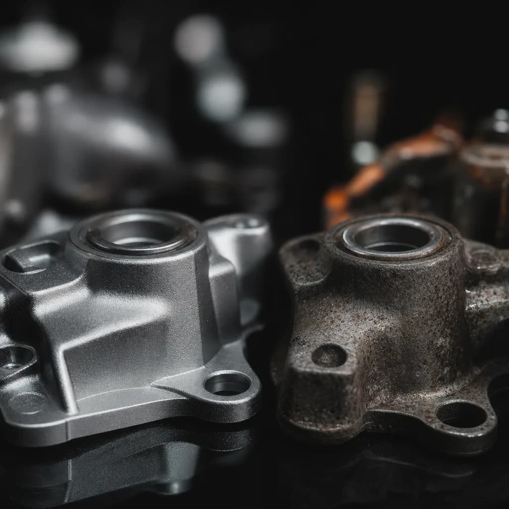 Comparison of new vs used OEM car parts showing cost savings